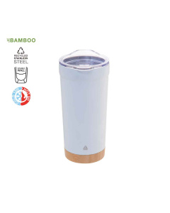 Tasse à double paroi en acier recyclé | 600ml