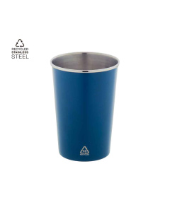 Gobelet coloré en acier inox recyclé | 350 ml