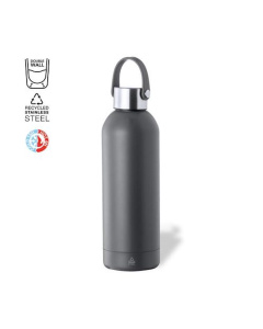 Gourde personnalisable 500 ml en Acier Inox Recyclé